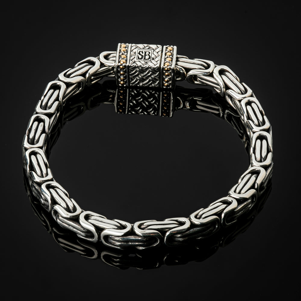 Byzantine Bracelet with Box Lock