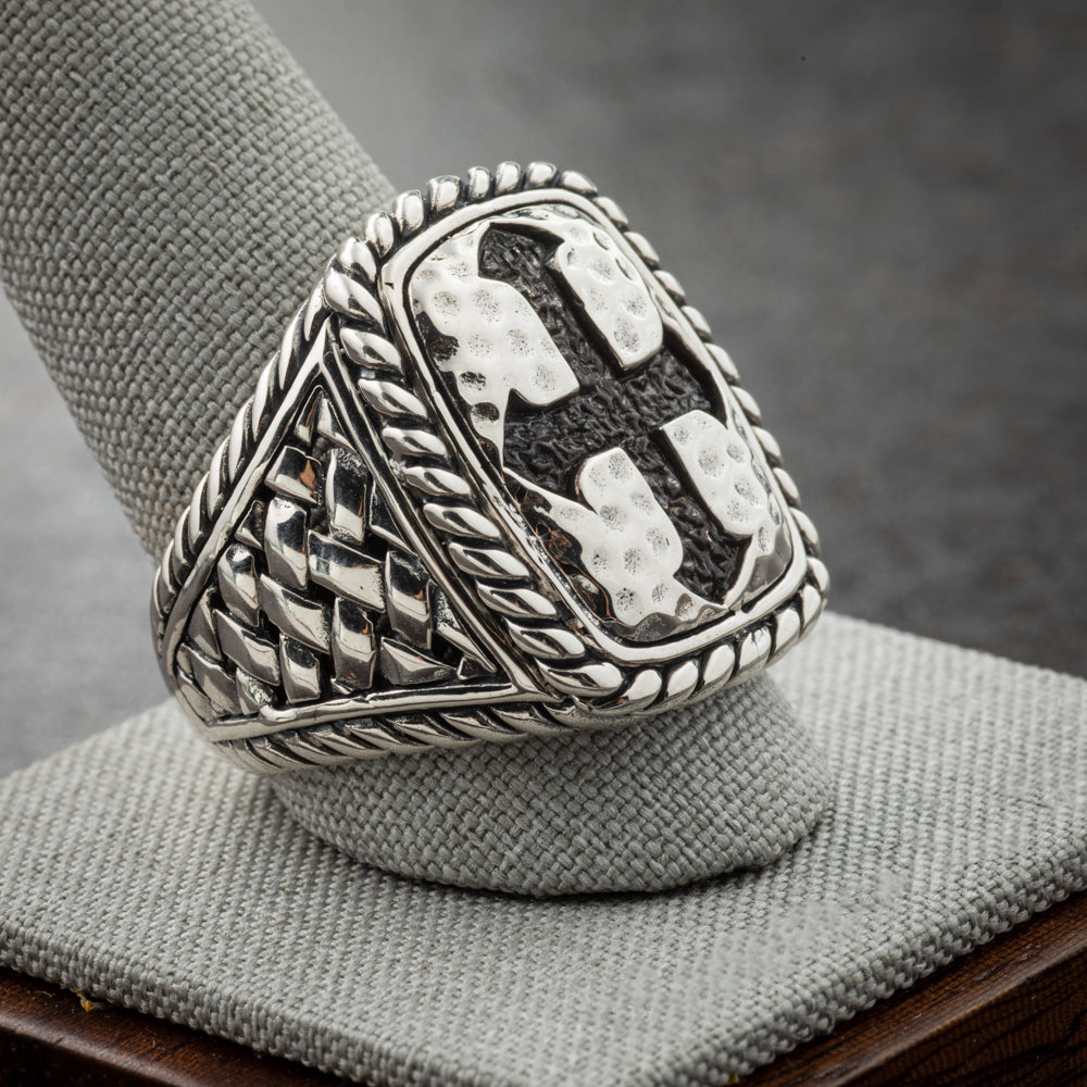 Crusader Cross Ring | Vintage Gifts For Men | Old World Steel