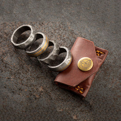 Christmas Gift Ideas - Damascus Steel Ring - Classic