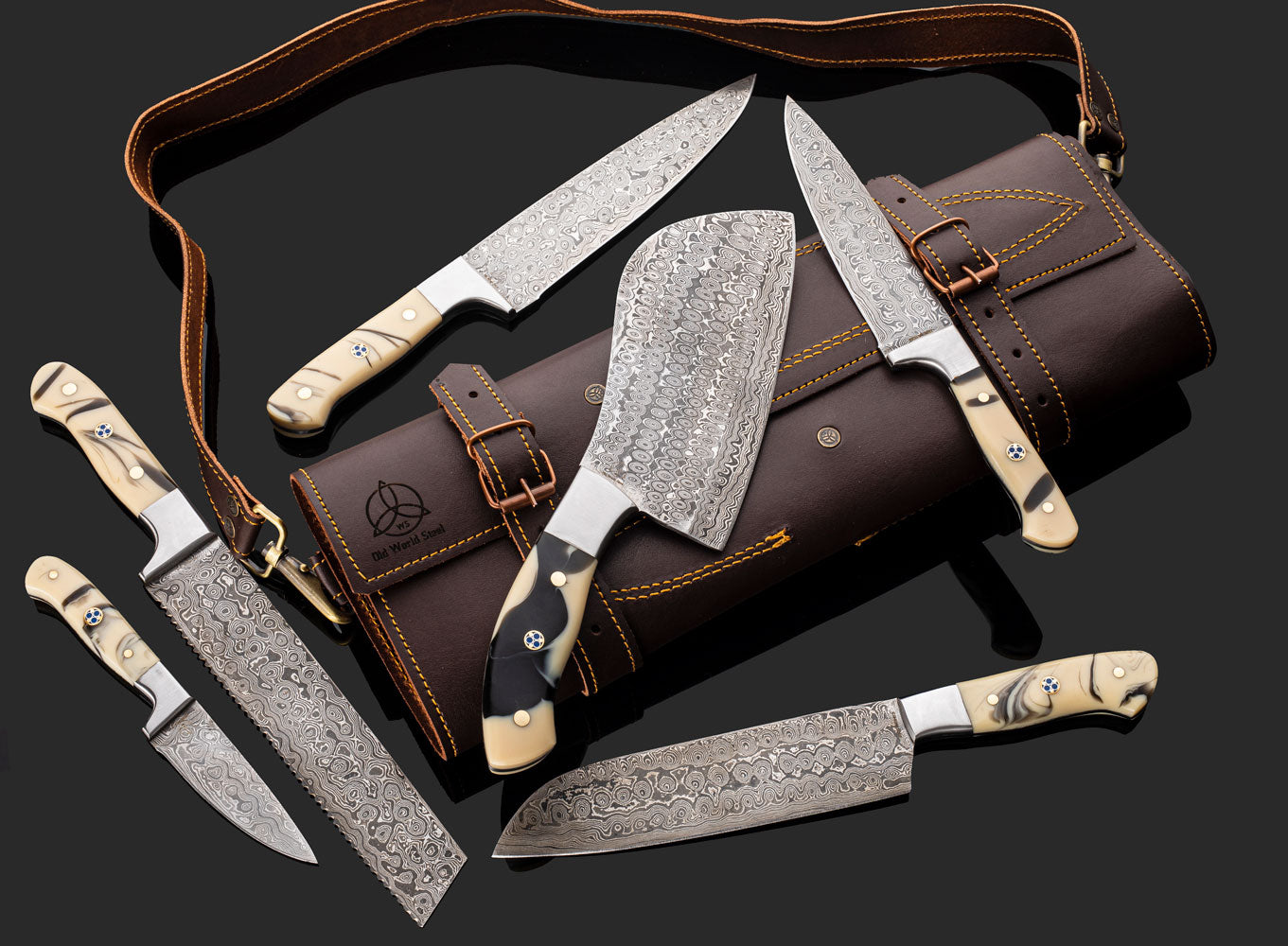 Chef de Cuisine - Cutlery Set (Black & White Swirl)