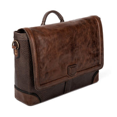 Theodore Leather Messenger Bag