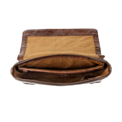 Theodore Leather Messenger Bag