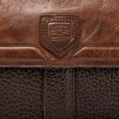 Theodore Leather Messenger Bag