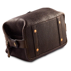 Theodore Leather Toiletry Wash Bag