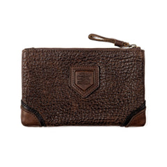 Theodore Leather Zippered Pouch