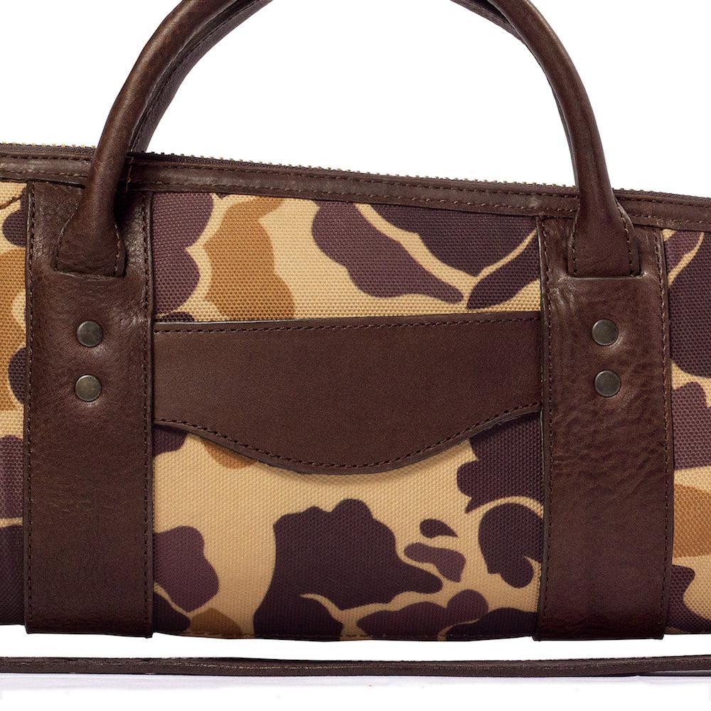 White Wing Waxed Canvas Hunting Shotgun Case-Bags > Hunting & Outdoor > Waxed Canvas-Smoke-Vintage Camo-Mission Mercantile Leather Goods