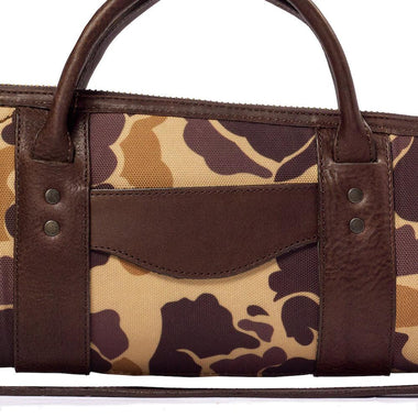 White Wing Waxed Canvas Hunting Shotgun Case-Bags > Hunting & Outdoor > Waxed Canvas-Smoke-Vintage Camo-Mission Mercantile Leather Goods