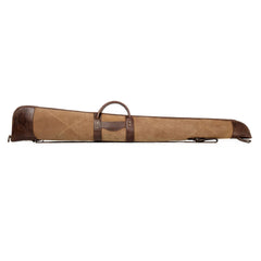 White Wing Waxed Canvas Hunting Shotgun Case-Bags > Hunting & Outdoor > Waxed Canvas-Smoke-Brown-Mission Mercantile Leather Goods
