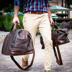 Theodore Leather Duffle Bag