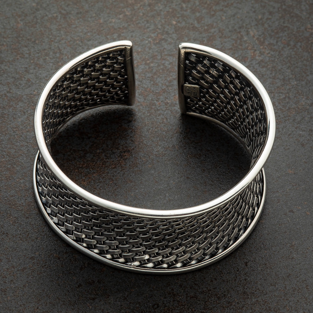 Roman Weave Bangle | Great Christmas Presents | Old World Steel