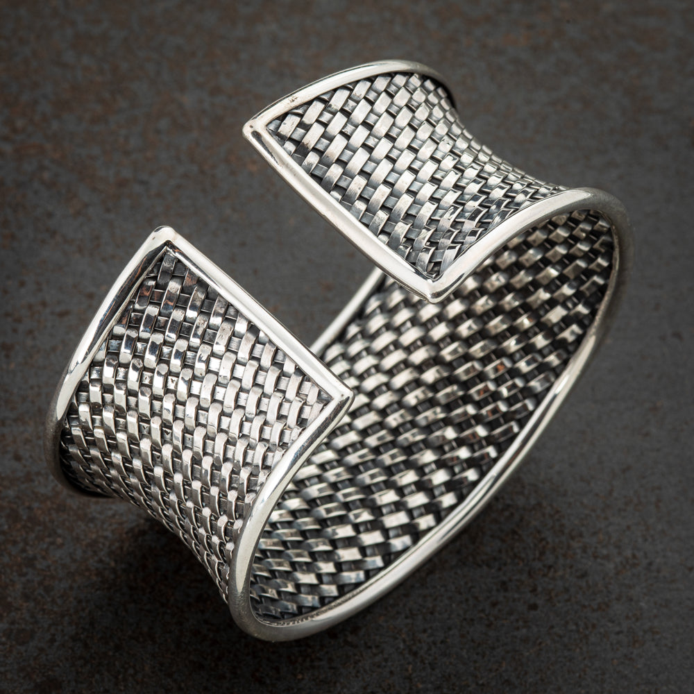 Roman Weave Bangle | Great Christmas Presents | Old World Steel
