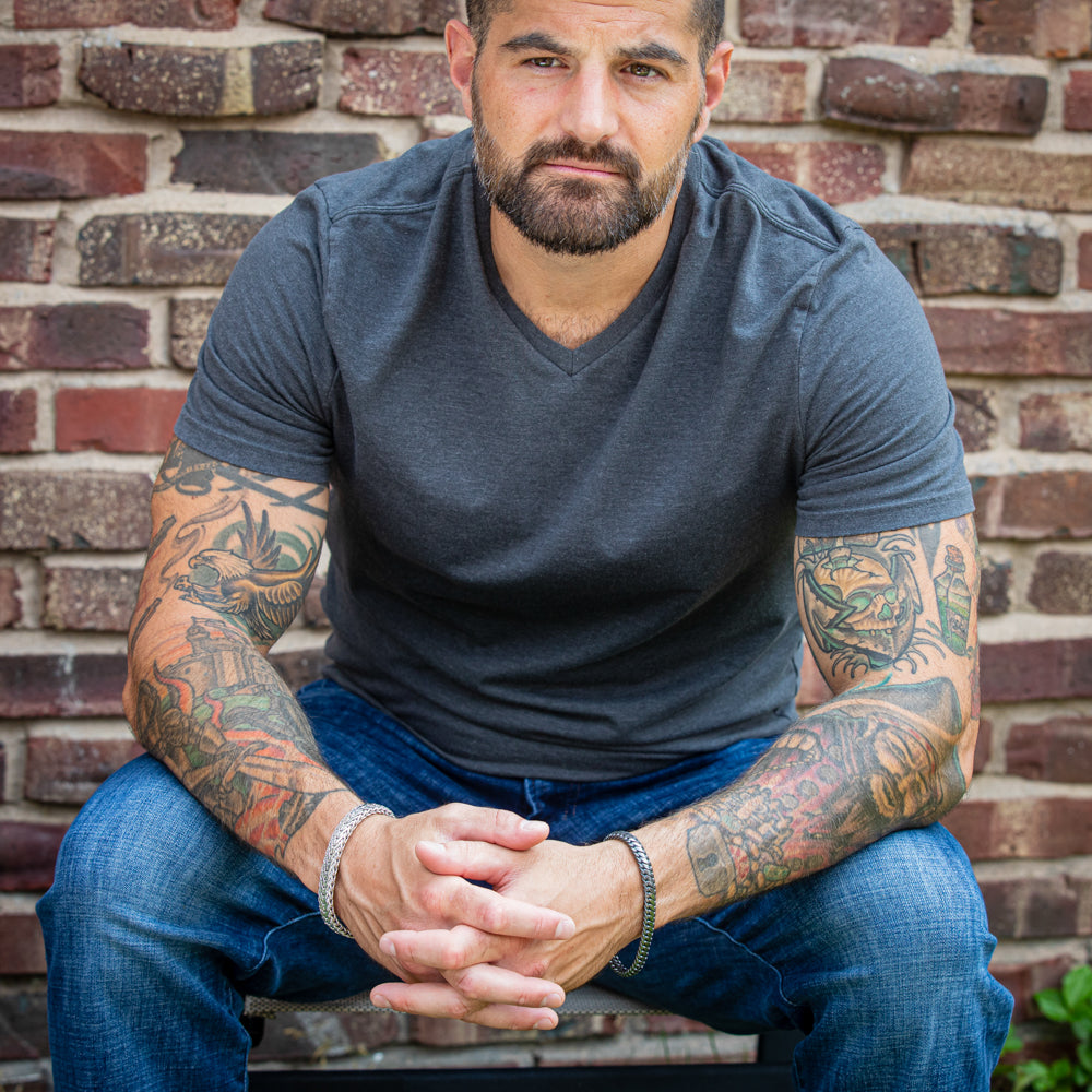 Ropan Rhodium Bracelet