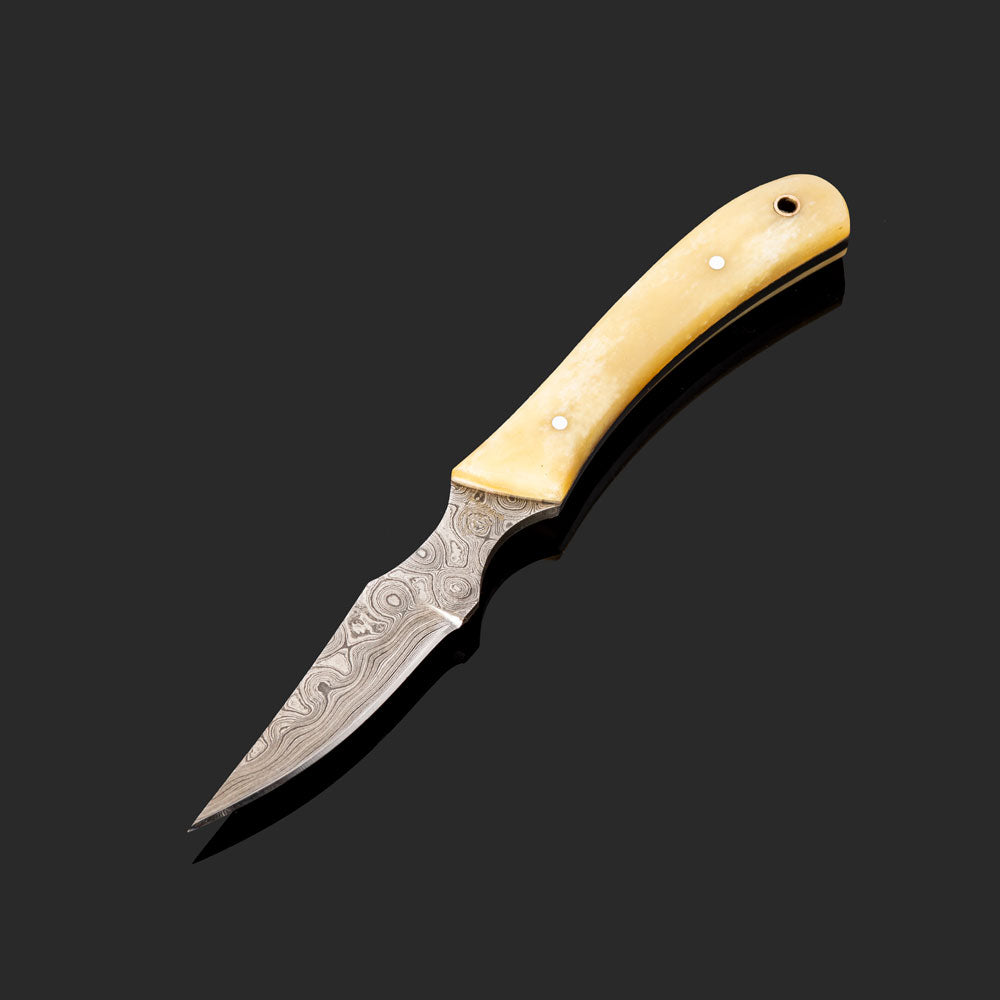 Swept Away Utility - Damascus Knife(Ivory)