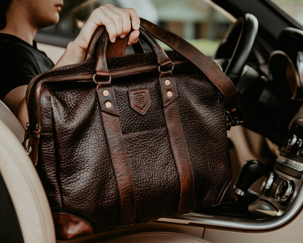 Theodore Leather Briefcase