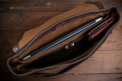 Theodore Leather Messenger Bag